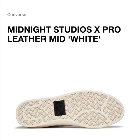 CONVERSE midnight studios X pro leather shoes with box, dust bag, & extra laces - Picture 3 of 3